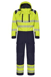 Hi-Vis Winter boilersuit, Color: 94 yellow/navy